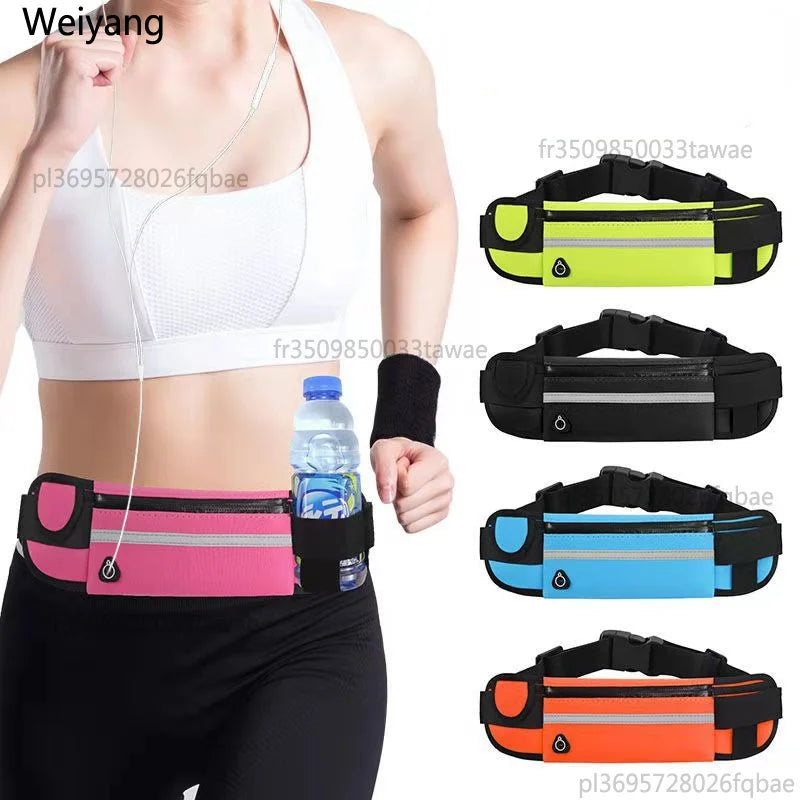 Waterproof Sports Waist Bag Shockproof Phone Fanny Pack for Running Fitness Cycling Outdoor Use