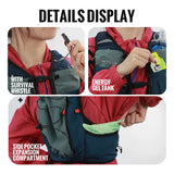 WRELS Lightweight Running Backpack Hydration Vest Outdoor Sports Ultra-light Trail Racing Marathon Hiking Fitness Vest Bag Pack