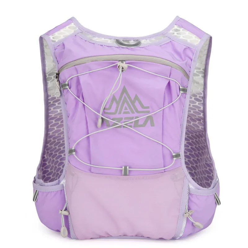 Outdoor Trail Running Backpack Ultralight Running Race Hydration Vest Breathable Jogging Vest for Marathon Cycling Hiking Trail