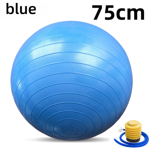 High quality explosion-proof inflatable yoga ball, suitable for exercise and balance, suitable for gym, yoga and home training