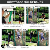 Fitness Rubber Resistance Band Set Heavy Duty Resistance Band Yoga Workout Strength Training Stretch Band Circulation Expander