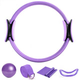 NEW Pilates Ball And Ring Set Pilates Fitness Ring Resistance Band Exercise Workout Fitness Equipment