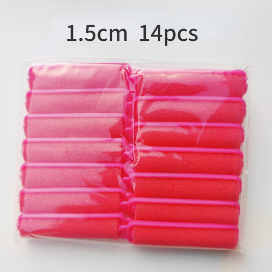 6-14pcs Magic Sponge Foam Hair Rollers Styling Heatless Curlers Cushion Salon DIY Barber Curler Tool Women  Not Hurt Hair 6 Size