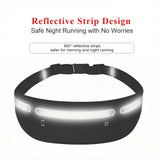 Slim Waist Bag Multi-Functional Invisible Running Waist Pack Large-Capacity Breathable Fanny Pack Portable Jogging Waist Bag