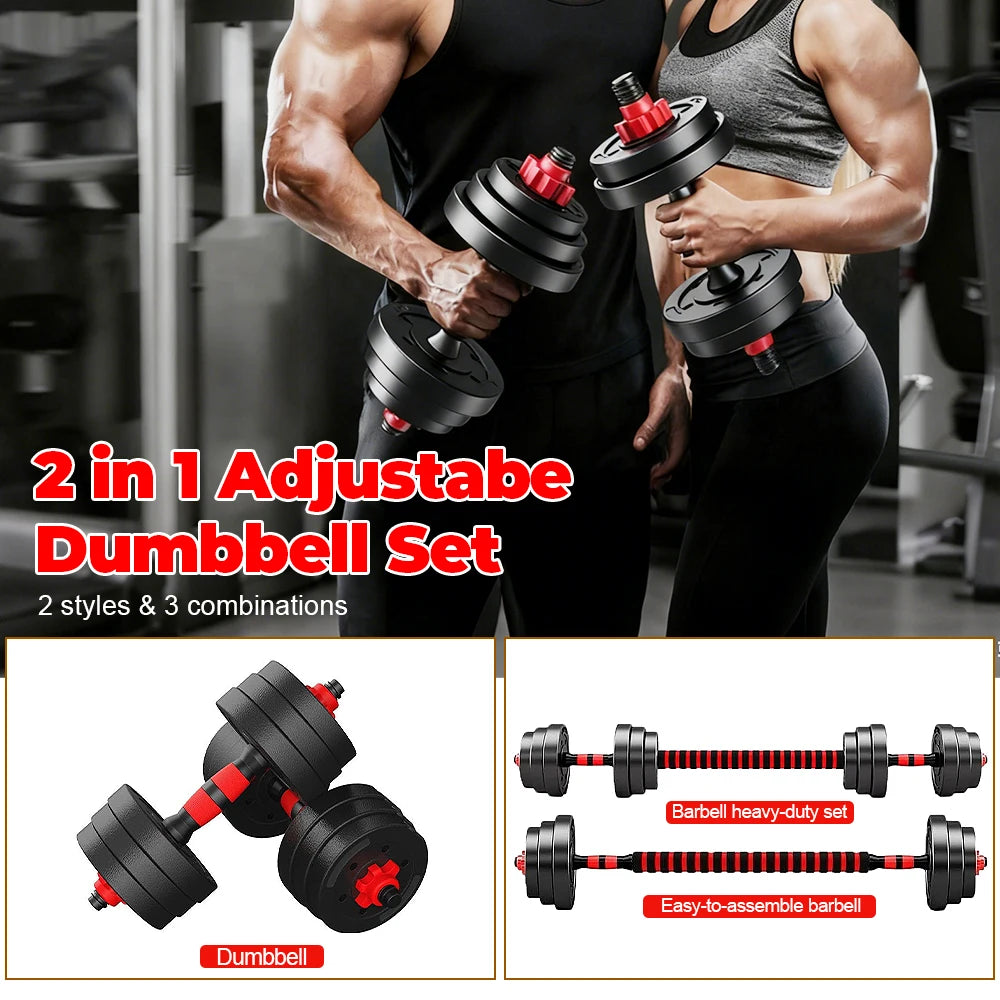 25kg Adjustable Dumbbell Set Sand-Filled Home Gym Equipment for Building Arm Strength And Muscle