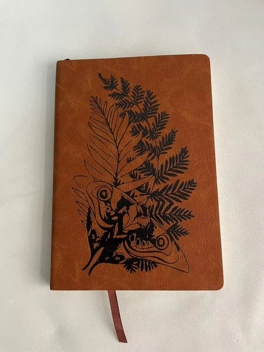 TLOU Ellie's Tattoo Notebook / Journal laser engraved on leatherette. Travel journal / diary.