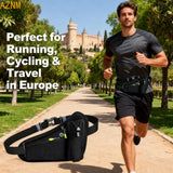 Running Waist Bags Water Bottle Holder Hydration Belt Bag Men Women Sports Fanny Pack Gym Running Cell Phone Jogging Cycling Bag