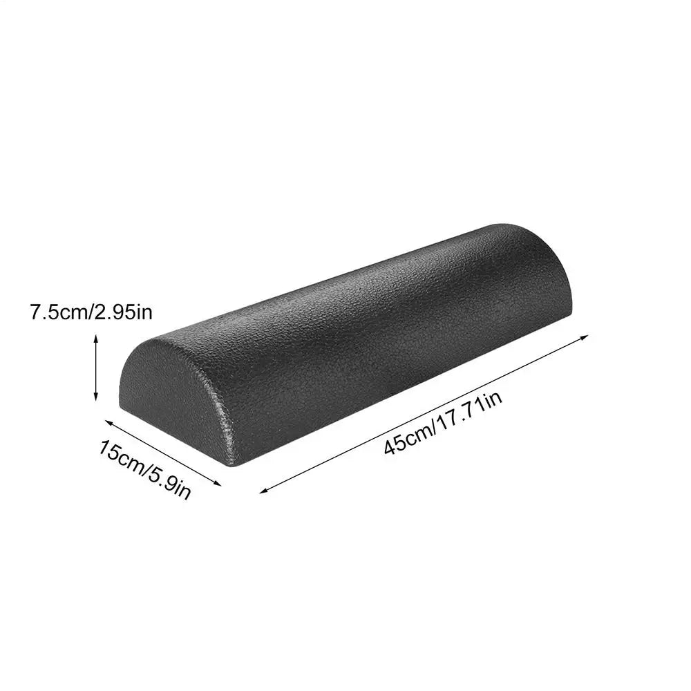 Half Round Yoga Column Roller Tool Muscle Relaxation Balance Training Roller Block Foam Massage Roller Stick for Pilates Sport