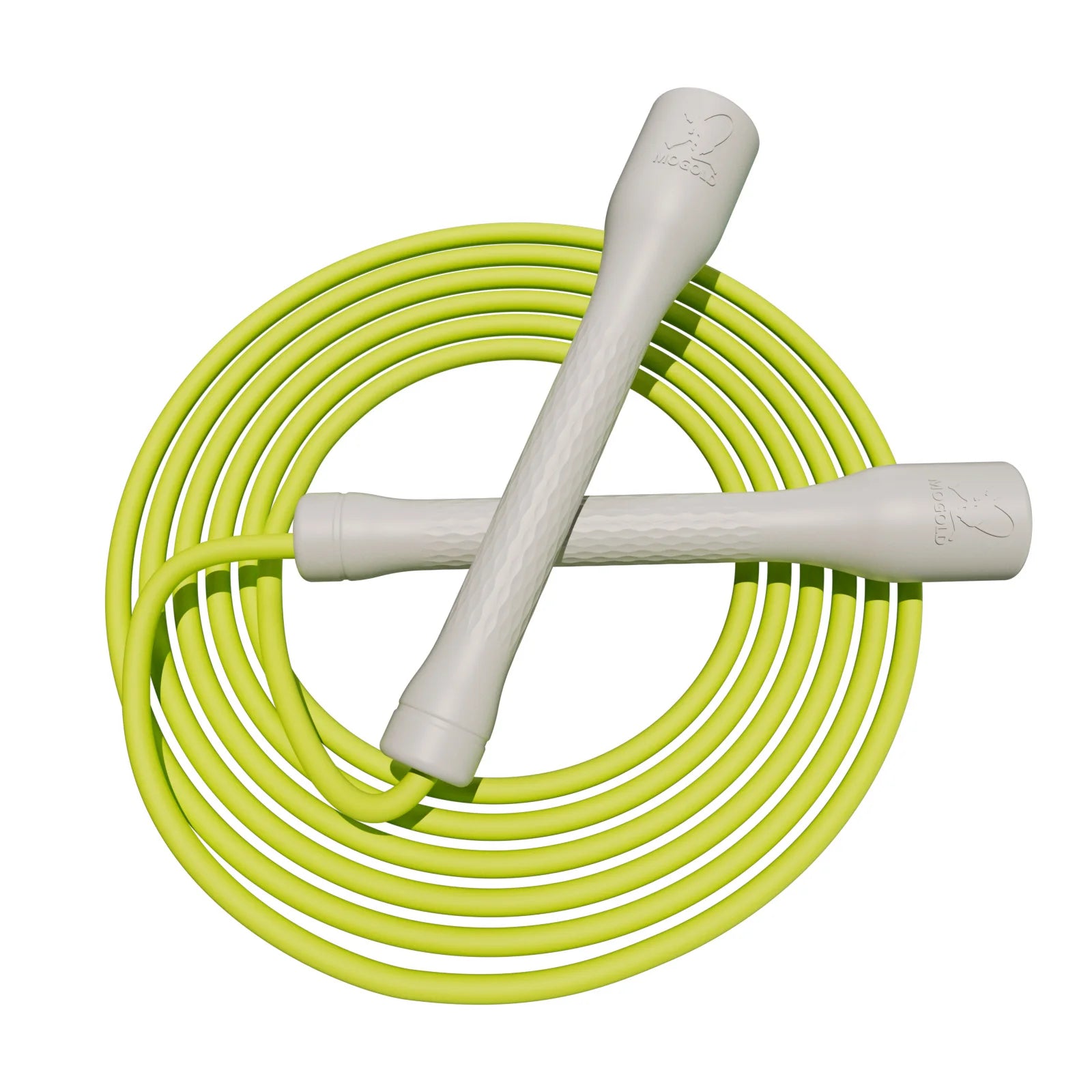 MOGOLD Non-Slip Handle + High-Elastic Soft Rope Body Silent Low-Resistance Jump Rope | Home Fitness Fat-Burning Essential