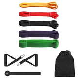 Exercise Resistance Bands Natural Latex Elastic Rubber Workout Fitness Equipment Expander Elastic Rubber Bands for Home Gym