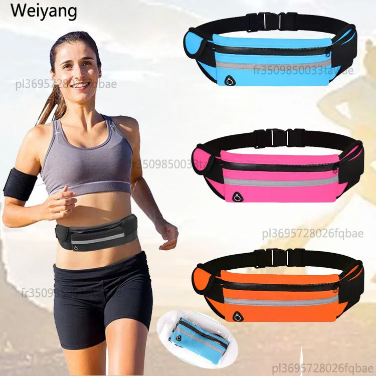 Waterproof Sports Waist Bag Shockproof Phone Fanny Pack for Running Fitness Cycling Outdoor Use