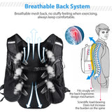 Running Backpack Vest With Water Bottle Hydration Bag, Lightweight Bicycle Running, Jogging, Marathon Riding, Hiking Bag