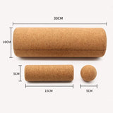 Cork Yoga Blocks Ankle Balance Board Premium Cork Wobble Board Foot Roller Split Half Round Design Yoga Pilates Equipmen