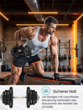 SONGMICS dumbbells cast iron adjustable weight set for men and women workout