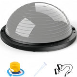 46cm High Quality Yoga Balance Ball Strong Half Home Gym Fitness Ball Explosion-Proof Pilates Fitball Wave Speed Ball