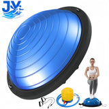 46cm High Quality Yoga Balance Ball Strong Half Home Gym Fitness Ball Explosion-Proof Pilates Fitball Wave Speed Ball