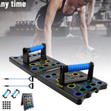 Push-up Handles Push-ups Board Push-up Up Board Chest Trainer Men Fitness Equipment Home Calisthenics Equipment Fitness accessories Push-up Board with Counting Timer Function