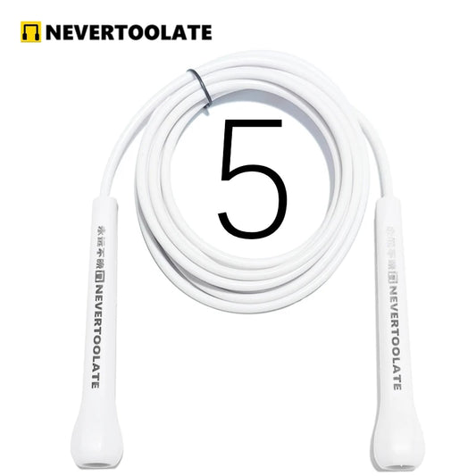 NEVERTOOLATE TPU PVC 10.5FT 3.2m x 5mm PVC  speed double under skip rope jump tricks fitness crossfit CROSSFIT LONG