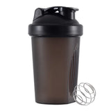400ML Shaker Bottles Colorful  Whey Protein Powder Mixing Bottle Fitness Gym Shaker Outdoor Portable Plastic Drink Cup