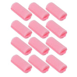 12pcs Styling Tool Soft Foam Sponge Hair Roller Pink Daily Soft Hair Curler Professional Easy to Use Foam Hair Roller Home Salon