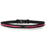 Adjustable Running Waist Pack Double Pocket Waterproof Phone Belt Nylon Small Bag Traveling Cycling Hiking Sport Gym Fanny Pouch