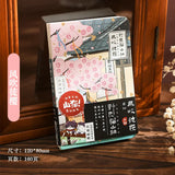 Pocket Notebook Cartoon Cat Japanese Style Notepad Portable Planner Journal Diary Kawaii Stationery School Supplies