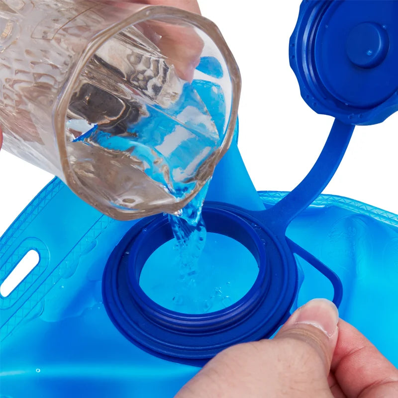 2L Sports Water Bag Bicycle Water Bag Outdoor Mountaineering TPU Water Bag with Straw Sports Marathon Hydration Pack