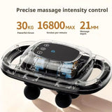 6-Head Deep Tissue Massage Gun, Powerful Vibration Muscle Massager for Back, Waist, Shoulder, Leg, Fatigue Relief & Recovery