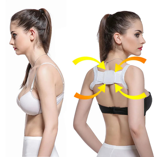Men Women Adjustable Back Posture Corrector Neck Brace Training Equipment Home Office Postura Shoulder Support Correction Belt