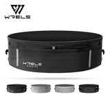 WRELS Men Women Elastic Outdoor Running Waist Belt Slim Sports Fanny Pack Invisible Waist Bag Lightweight Fitness Waist Belt