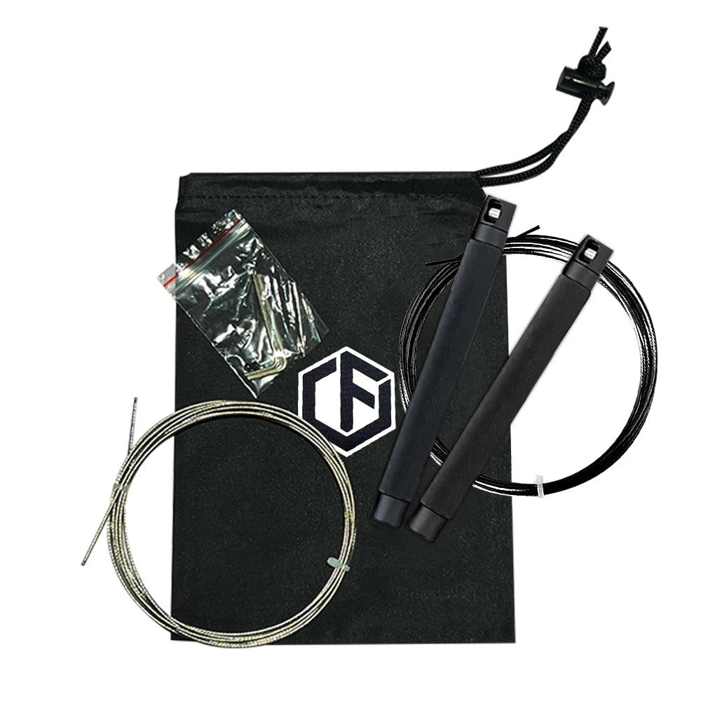 Cable Speed Rope - Adjustable Tangle Free Jump Rope with Ball Bearings, 줄넘기, saltar la cuerda RPM Style