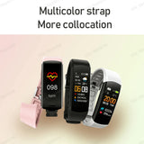 Smart Fitness Tracker Watch Heart Rate Monitor Sleep Steps Swim Waterproof Health Exercise Bracelet For Men Women Smartwatch New
