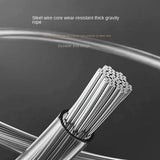 MOGOLD Professional Wear-resistant PVC Jump Rope – Non-slip Silicone Handles, Aluminum Alloy Shaft & High-speed Silent Bearings