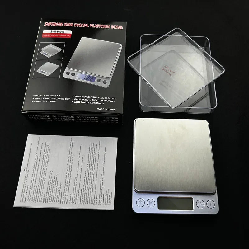 USB LCD Digital Jewelry 0.01g Mini Scale Smart Precision Electronic Pocket Portable Kitchen Food Scale Gram Weight Balance Scale