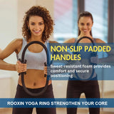 Yoga Ring Pilates Ring Women Girl Fitness Exercise Home Resistance Elasticity Yoga Gym Workout Pilates Circle Yoga Circle  ﻿