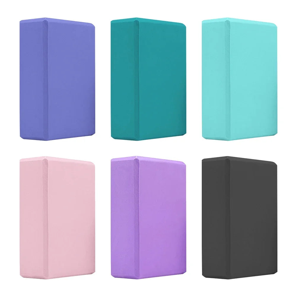 EVA Yoga Block Non-Slip Yoga Balance Bricks Moisture-Proof High Density Yoga Blocks Body Shaping Yoga Blocks for Yoga Pilates