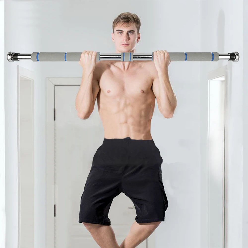 Doorway Pull-Up Bar, 80-115 cm, 150 kg, Gymnastics Bar, Strength Training, Pull-Up Bar, Arms, Strength Training Equipment