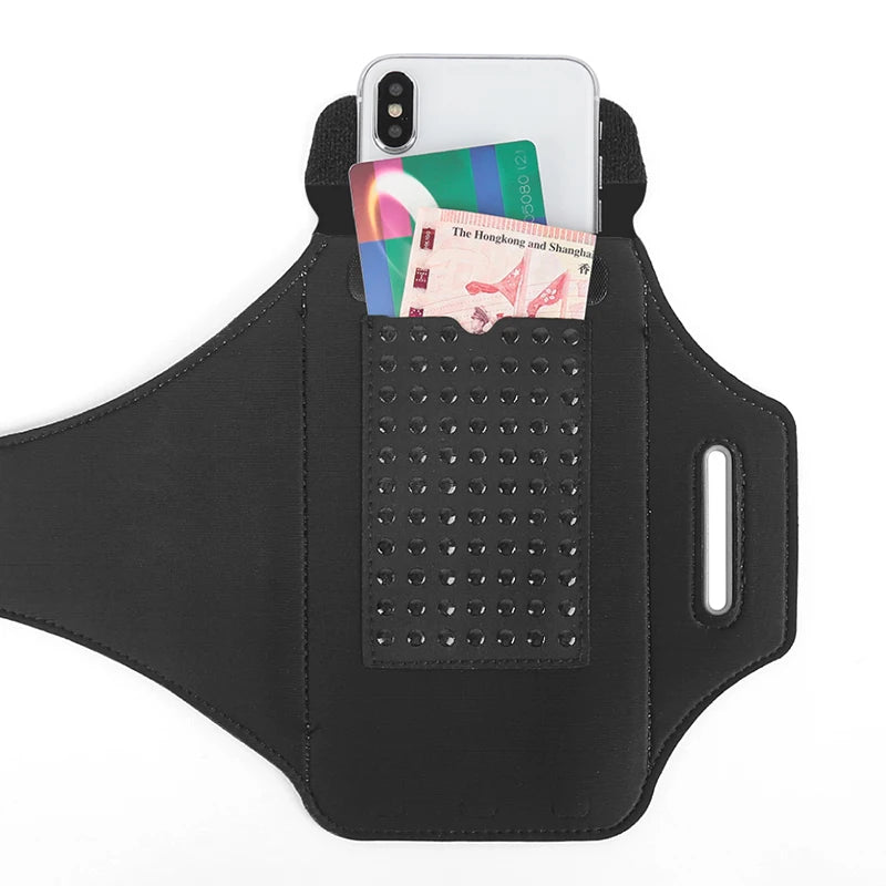 HAISSKY Running Sport Armbands For iPhone 17 16 15 14 13 Pro Max 15 Plus 16e 17 Air  iphone 11 case Pocket Arm Bag Pouch