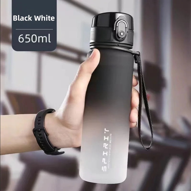 Gradient Sports Water Bottle with Time Marker - Leak-Proof, Durable PC Material for Cycling, Running & Fitness