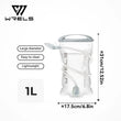 WRELS Hydration Pack Leak Proof Water Reservoir BPA Free Water Bladder Storage Bag Hiking 1L 1.5L 2L 3L Running Reservoir Bag