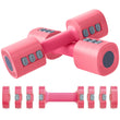 Sportnow 4 in 1 Adjustable Dumbbell Set, 1/1.5/2/2.5 Kg, Metal Dumbbell and Weight Set with Non-Slip Handles