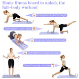 Multifunctional Abdominal Fitness Board Home Gym Exercise Board That Is Foldable, Lightweight Home Fitness Ab Roller Wheel