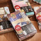 Pocket Notebook Cartoon Cat Japanese Style Notepad Portable Planner Journal Diary Kawaii Stationery School Supplies