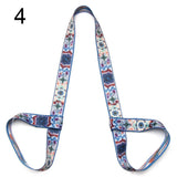 Nylon Colorful Straps Yoga Mat Strap Belt Adjustable Sports Sling Shoulder Carry Strap Belt Exercise Stretch Elastic Yoga Belt
