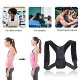 Shoulder Straightener Adjustable Back Posture Corrector Portable Shoulder Support Belt Spine Alignment Brace for Men Women