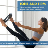 Yoga Ring Pilates Ring Women Girl Fitness Exercise Home Resistance Elasticity Yoga Gym Workout Pilates Circle Yoga Circle  ﻿