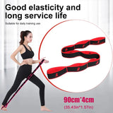 8 Section Style Dance Yoga Stretching Belt Pilates Fitness Tension Digital Elasticity Latin Elastic Stretch Resistance Band