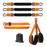 Yoga Pilates Stick Resistance Bands Set Portable Pilates Bar Full-Body Workout Kit Home Gym Strength Training Exercise Equipment