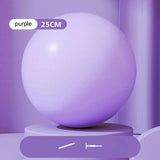 Yoga Pilates Ball 25cm Exercise Gymnastic Fitness Balance Gym Core Training Mini Balls Small Therapy Improves