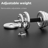 10/20 kg adjustable dumbbell set, chrome-plated dumbbells, ideal for fitness enthusiasts for strength training